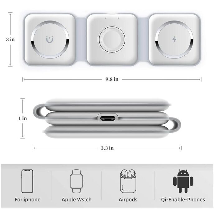 3 en 1 wireless charger - Imagen 2